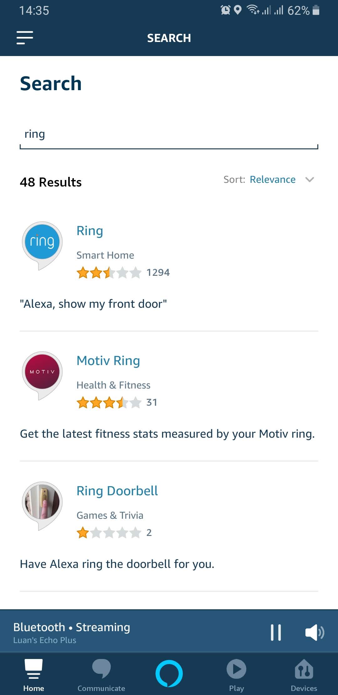 Sử dụng chuông cửa thông minh Ring Video Doorbell cùng loa Amazon Echo