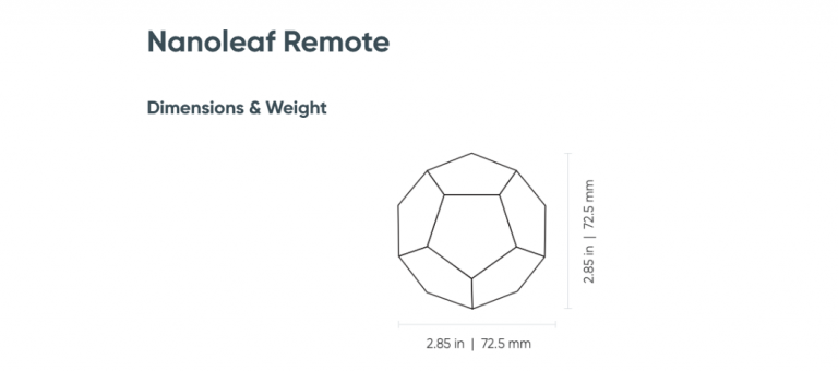 Bộ điều khiển Nanoleaf Remote, dùng pin, hỗ trợ Apple HomeKit - Gu Công ...