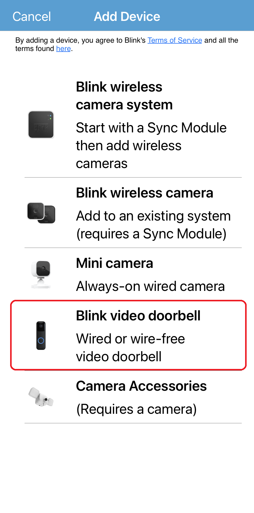 setup blink doorbell 2