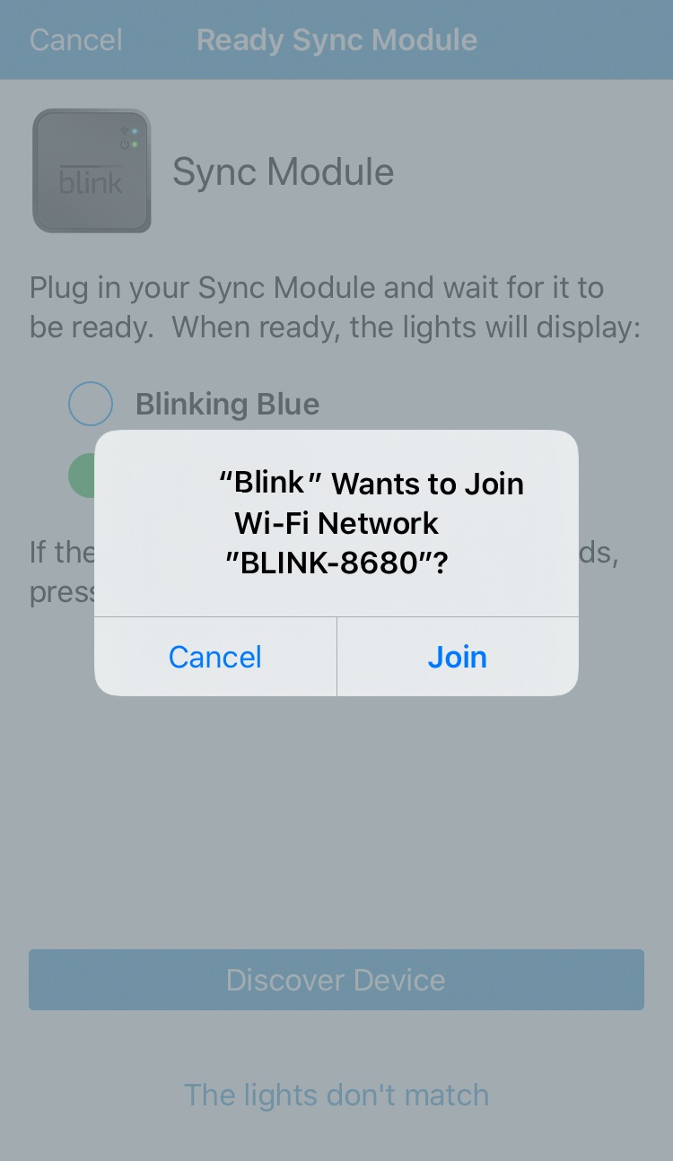 setup sync module blink 5