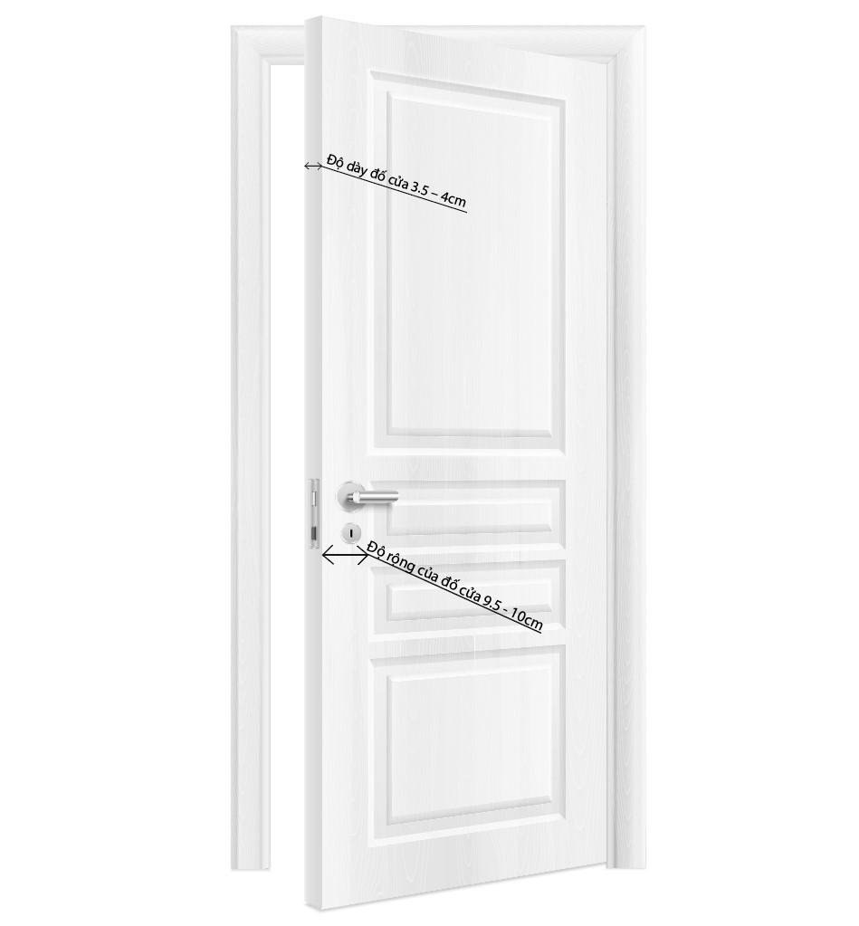Đo đố cửa để xác định khóa cửa phù hợp