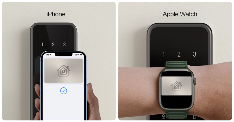 Sử dụng Home Key để mở khóa bằng IPhone và Apple Watch