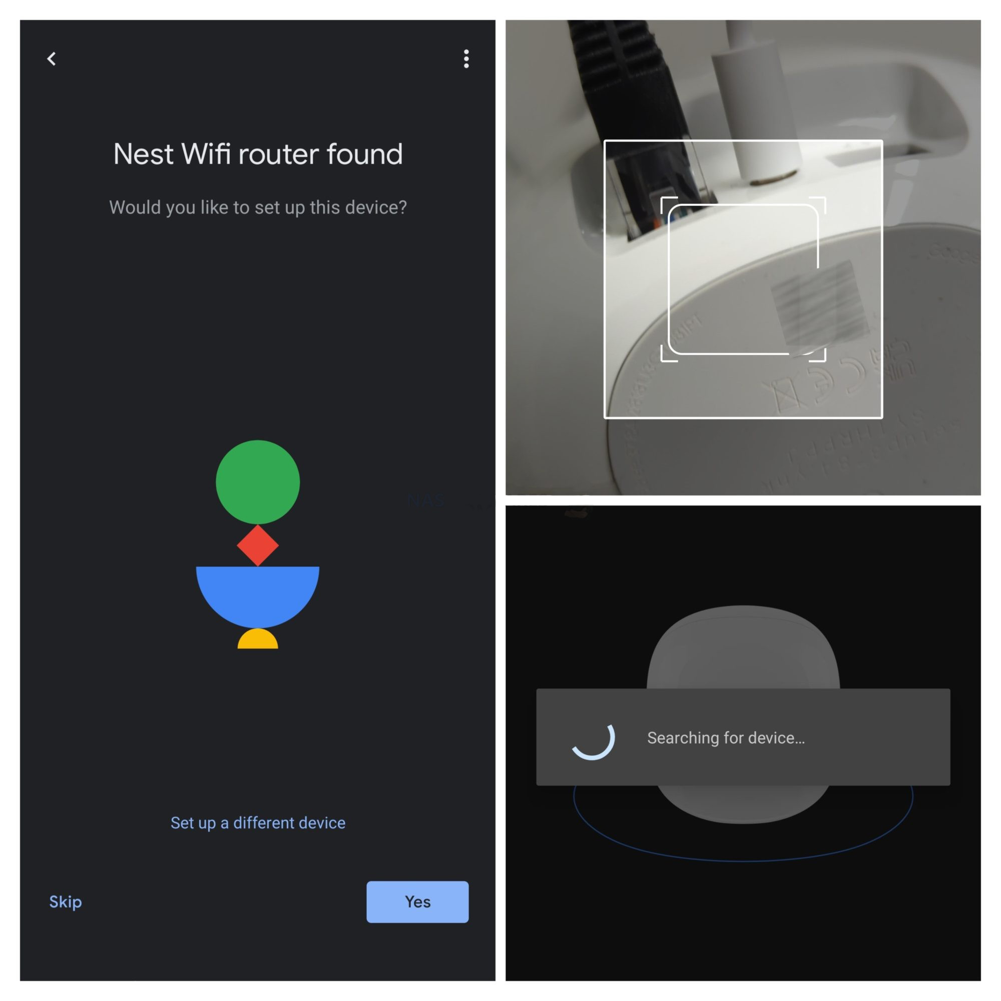 cai dat Google Nest WiFi Pro 1