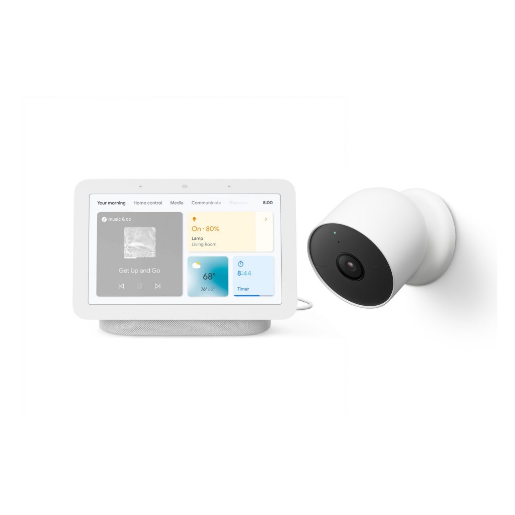 Combo Google Nest Hub + Nest Cam Outdoor Gu Công Nghệ