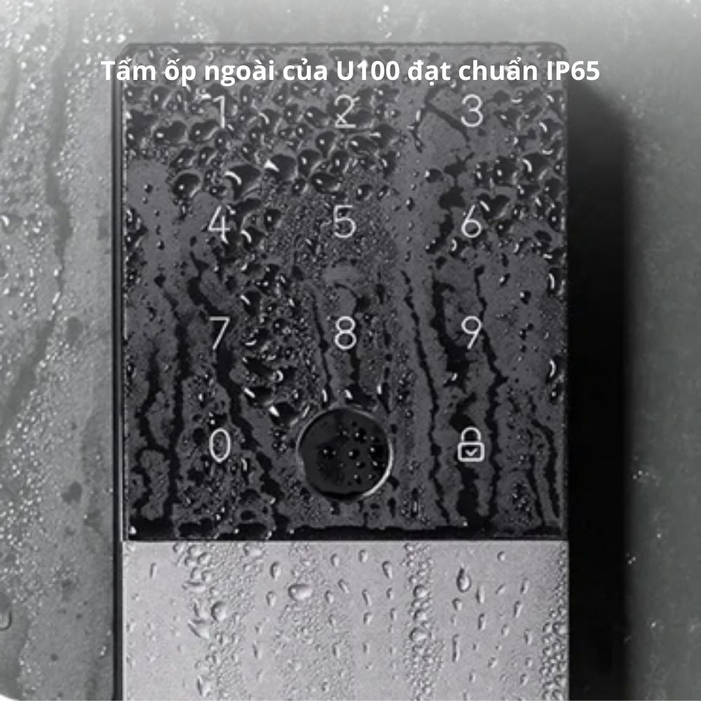 Khóa cửa vân tay Aqara U100 - Hỗ trợ HomeKey - Ảnh 10