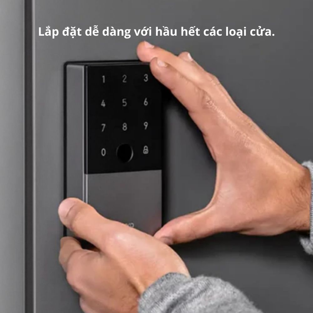 Khóa cửa vân tay Aqara U100 - Hỗ trợ HomeKey - Ảnh 7
