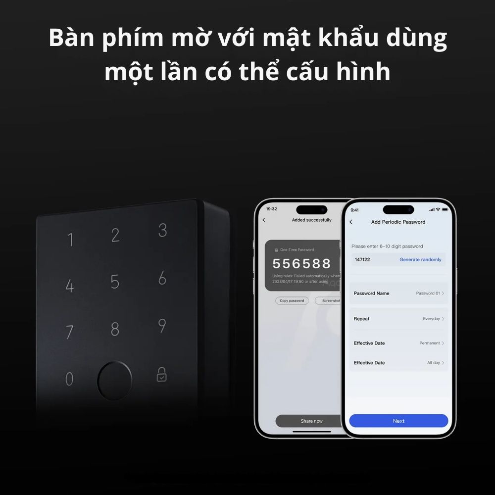 Khóa cửa vân tay Aqara U100 - Hỗ trợ HomeKey - Ảnh 11