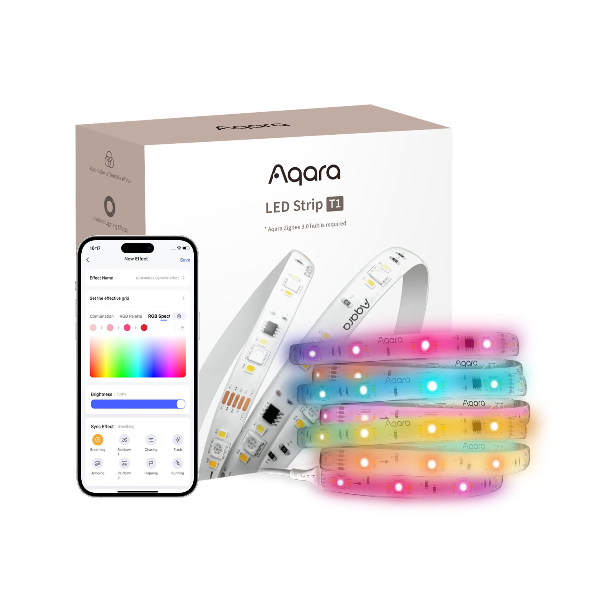 Đèn LED dây Aqara Light Strip T1 hỗ trợ Matter - Gu Công Nghệ
