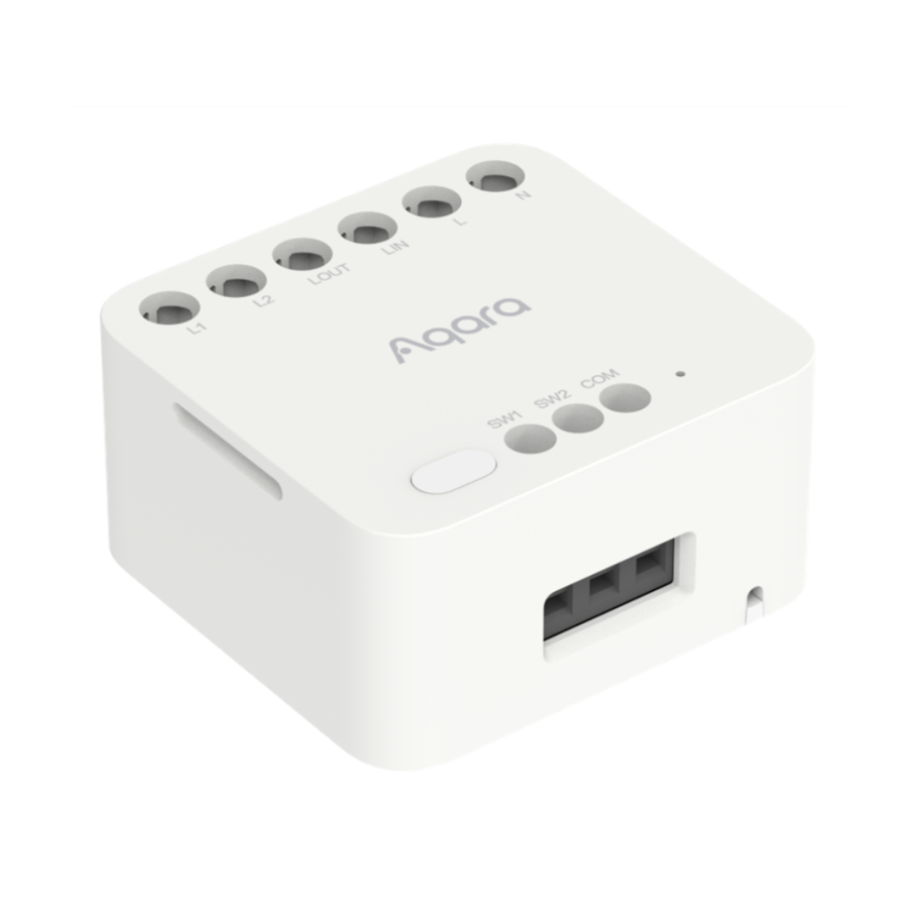 Relay công tắc 2 kênh Aqara T2 - Điều khiển cửa cuốn, cửa cổng - Gu ...