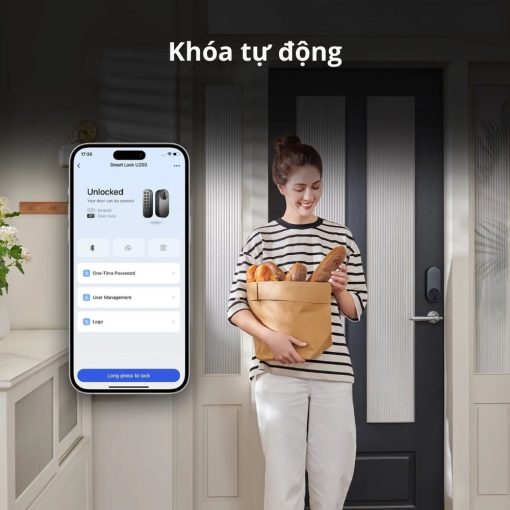 Khóa cửa vân tay Aqara U200 - Tương thích Matter, hỗ trợ HomeKey - Ảnh 4