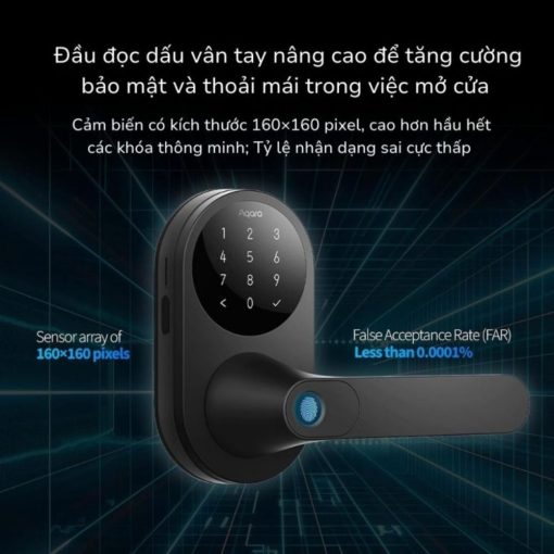 Khóa cửa vân tay Aqara U300 - Ảnh 10