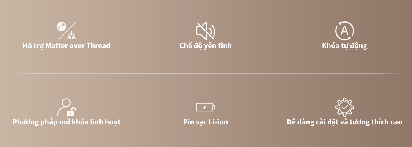 Khoa cua Aqara U200 tinh nang