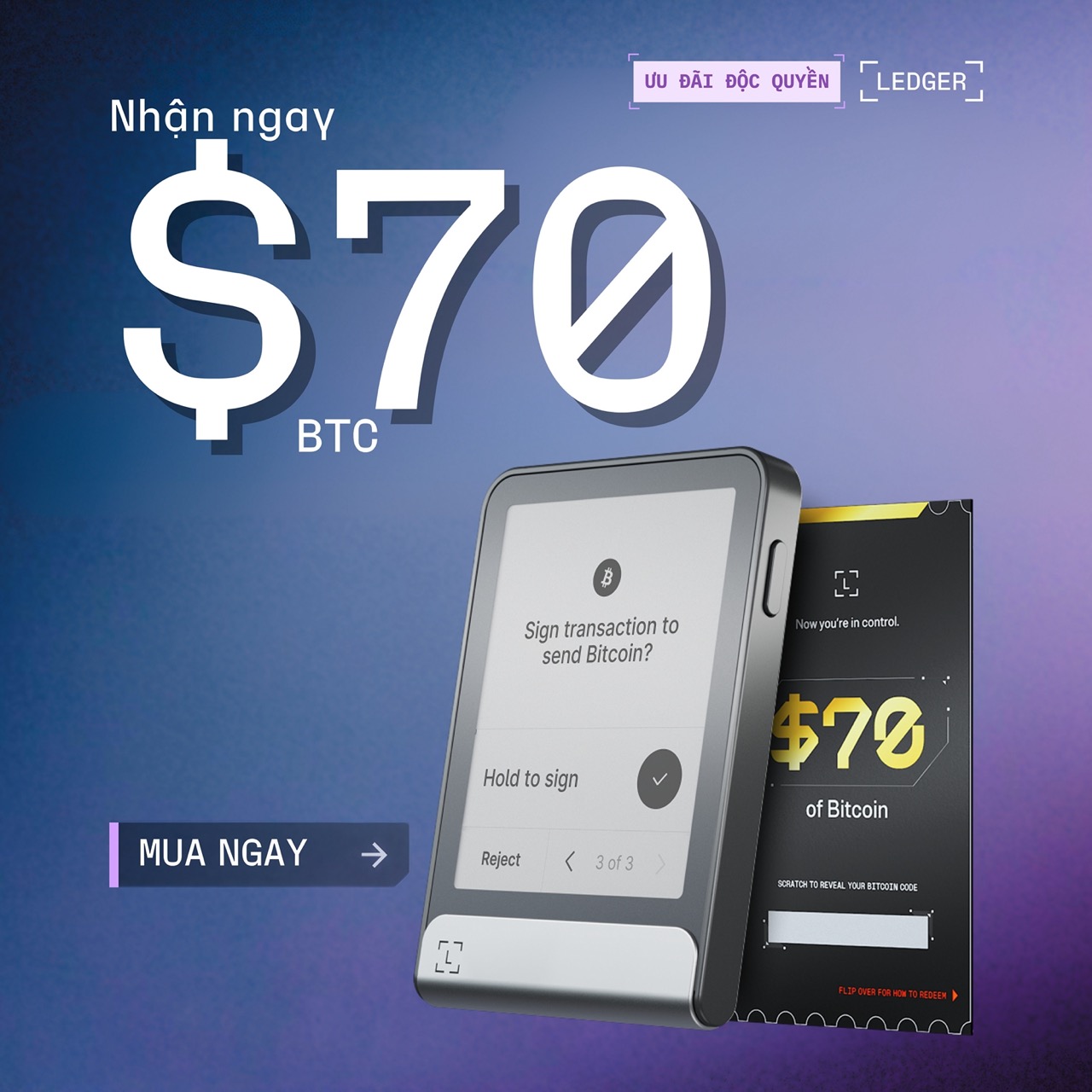 Ví lạnh Ledger Flex