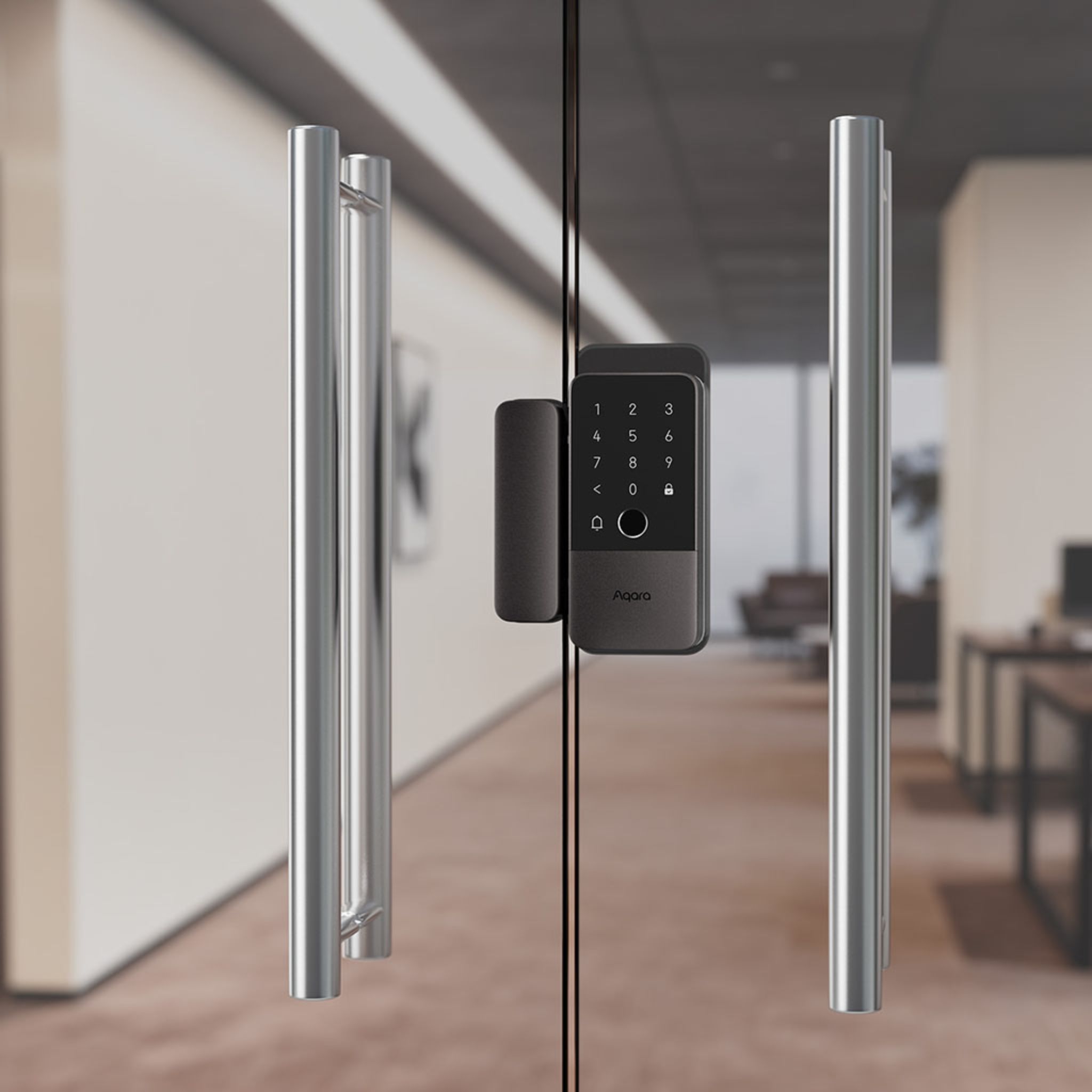 Khóa cửa kính thông minh Aqara U500 - Ảnh 2