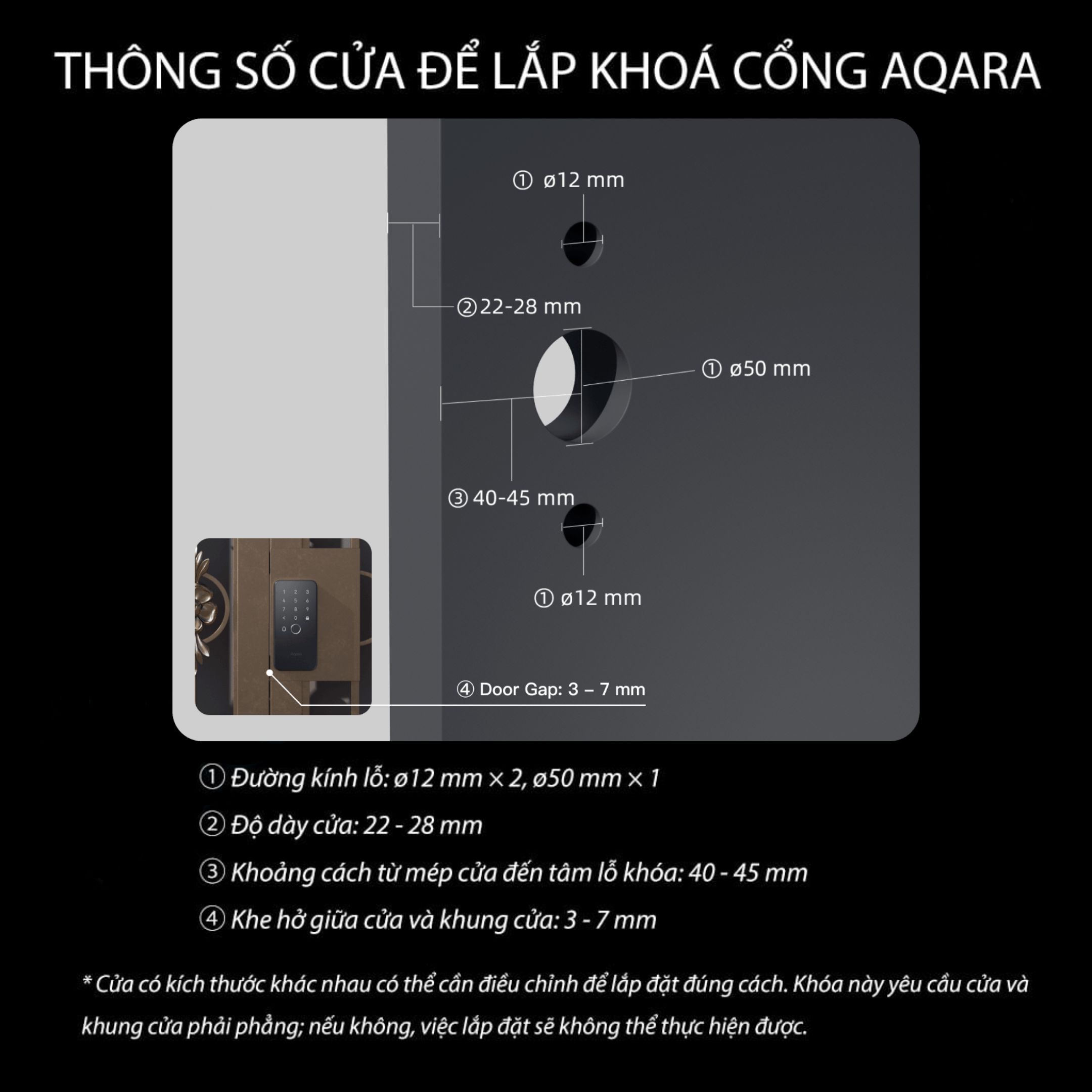 Khoá cổng thông minh Aqara U500 - Ảnh 7