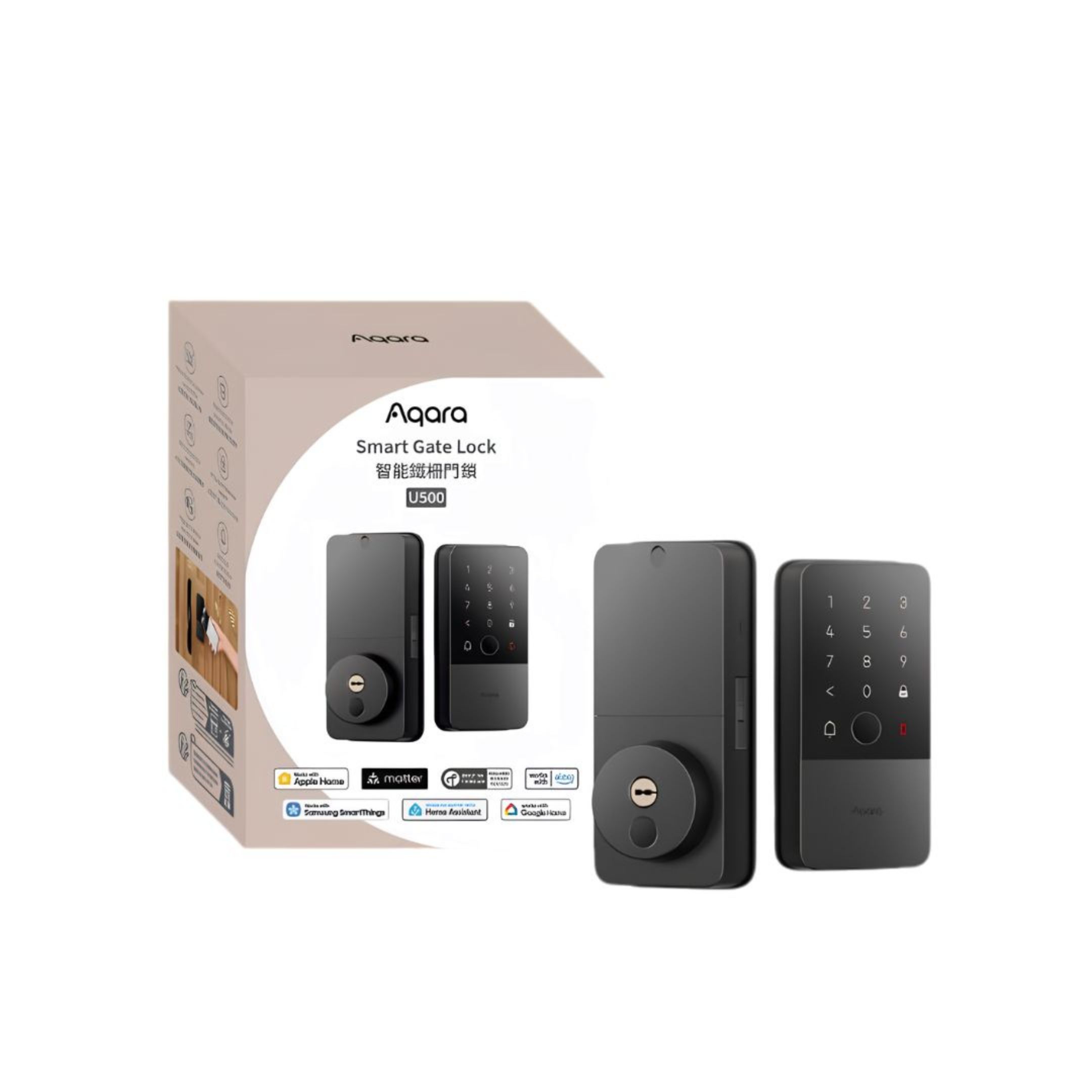 khoa cong Aqara Smart Gate Lock U500